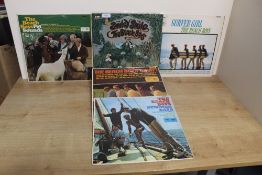A lot of Beach Boys albums - nine in total - VG/VG or better - classic stuff here and highly
