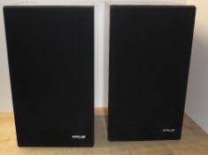 A pair of Pioneer HPM 40 floor standing speakers