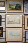 Two signed 20th-century Sir Hugh Casson prints, to include watercolours of King’s College, 411/