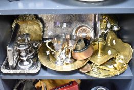 A large selection of 20th-century decorative metalware, to include a number of ornately decorated
