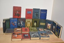 Decorative Cloth Bindings. A Victorian and Edwardian miscellany. A carton. (24)