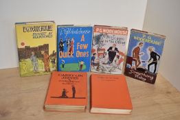 P. G. Wodehouse. A small selection. Includes: Money in the Bank (stated first printing on the