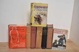 Sir Arthur Conan Doyle. A small selection. Includes: a 1939 (cheap edition) of The Hound of the
