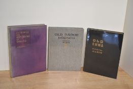 Cecil Aldin. Three titles. First editions. Cathedrals and Abbey Churches of England. 1924; Old Manor