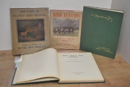 Sporting and Equestrian Art. Lionel Edwards. Four titles. Seen From The Saddle. 1937; A Sportsman'
