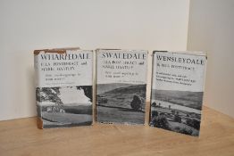 Yorkshire. Ella Pontefract and Marie Hartley. Three titles. Wensleydale (1946, reprint);