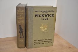 Illustrated. Dickens, Charles - The Posthumous Papers of the Pickwick Club. London: Chapman &