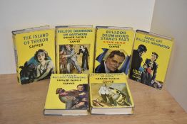 Children's Literature. Sapper and Gerard Fairlie. A small selection. Hardbacks in dust jackets.