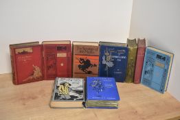 Decorative cloth bindings. A small selection. Includes G. A. Henty, etc. (9)