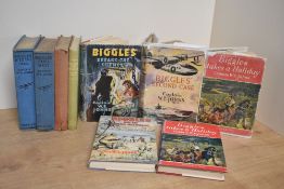 Children's Literature. Capt. W. E. Johns. Biggles. A small selection. Includes: Biggles takes a