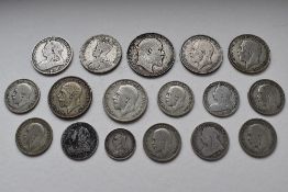 A Queen Victoria 1900 Silver Florin, Old Veiled Bust, Rev Three Shields Within Garter, Three Queen