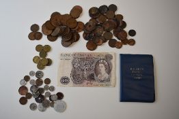 A Bank of England Ten Pound Banknote, J B Page, 1971 Issue Serial No B52 644829, Britain's First