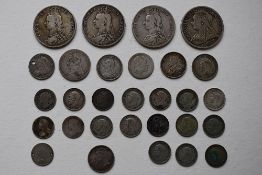 GB And World 19th And 20th Century Silver Coinage Comprising, Queen Victoria Silver Halfcrowns