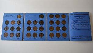A Collectors Set Of British Pennies 1901-1929, ( Not Inclusive), Some With Heaton, Birmingham (H),