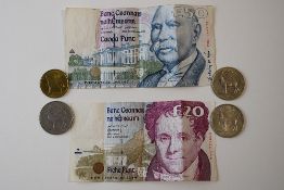 A Central Bank Of Ireland Banknote £50 'Caoga Punt' Depiction Of Douglas Hyde, Issued 1995, A