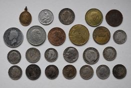 19th & 20th Century British And British Empire Silver Coins Comprising, A George VI 1826 Silver