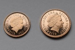 An Elizabeth II 2007 Royal Mint Proof Set Full Gold Sovereign, Rev George And Dragon, 7.98 Grams And