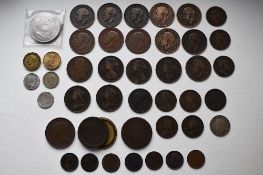18th, 19th And 20th Century British Coins Including An Elizabeth II 1965 Churchill Crown, A George V