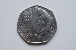 A Charles III Fifty Pence 2023 Rev Salmon, A Good Selection Of Commemorative Issue Fifty Pence Coins