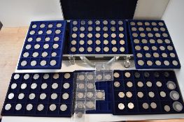 An Attache Coin Case Containing A Large Collection Of 1st And 2nd Issue Elizabeth II Fifty Pence