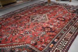 A Persian style rug, approx. 257 x 160cm