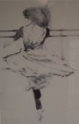 After Robert Hindel (1938 - 2005) Limited edition, line drawing originally in charcoal of a