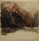 *Local Interest* Norman Ackroyd (British 1928 - 2024) Watercolour, a study of Derwentwater in The