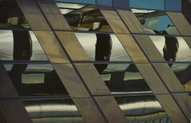 After Brendan Neiland (British b.1941) Screen print 'Lloyd's' a close up of The Lloyd's building