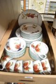 A Royal Worcester 'Evesham Vale' part dinner/tea service.