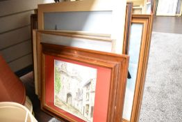 A selection of eight assorted pictures and prints.