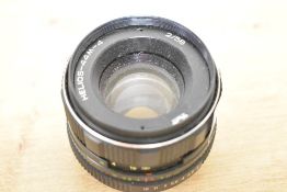 A Helios 44-2 58mm f2 lens.