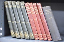 A selection of vintage electrical engineering books including Electrical Installations vol: I-V, The