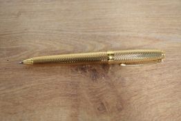 A boxed Sheaffer Prelude ballpoint pen in Barleycorn pattern