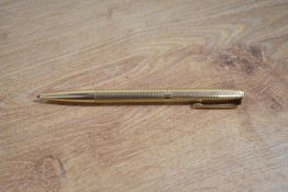 A boxed Yard o Led rolled gold ballpoint pen