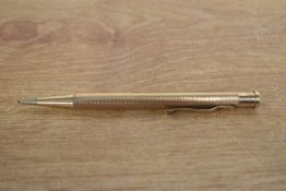 A Rolled Gold Yard o Led propelling pencil