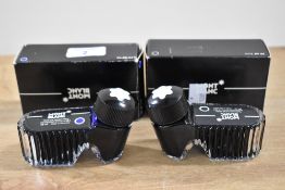 Two bottles of Montblanc ink, boxed a black and a blue