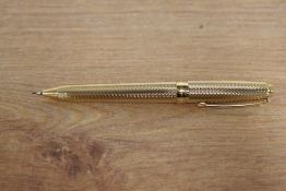A boxed Sheaffer Prelude propelling pencil in Barleycorn pattern