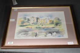Local interest* After Alan Rowe (20th/21st century) limited edition colour print 'Sizergh Castle'