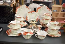 A Victorian Wileman Company (precursor for Shelley China) The Foley China tea set, pattern number