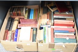 A large miscellaneous selection of books including titles 'Lorna Doone' by RD Blackmore and 'What