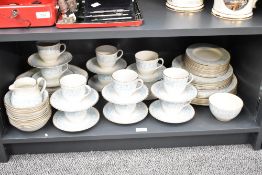 A selection of 20th-century Royal Doulton English translucent china 'Hampton Court' dinner and tea