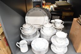 A Noritake 'Blue Hill' pattern part dinner/tea service, comprising fifty five pieces