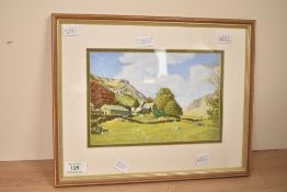 *Local Interest* Erie Hancock (British Contemporary) Pastel 'Sadgill Longsleddale' an attractive