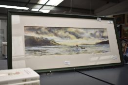 After Maurice Heddenwick a British 20th century lithograph 'Inkie Bay Fathoms' displaying