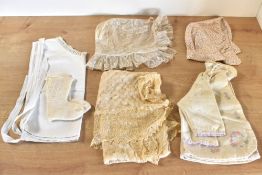A collection of antique and vintage 20th century infant and toddler garments, to inlude white cotton