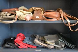A collection of eleven hand bags and cross body bags, to include White Stuff messenger bag in forest