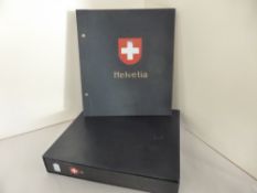 SWITZERLAND 1840's-2008 PAIR OF DAVO ALBUMS WITH FINE USED COLLECTION Pair of Davo albums (