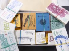 GB 1960's/70's COLLECTION OF APX 190 FOLDED BOOKLETS VARIOUS ISSUES/SETS Box with approximately