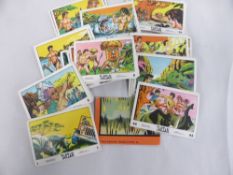 TRADE CARDS ANGLO CONFECTIONERY LTD 1967 TARZAN FULL SET OF 66 CARDS Complete set of 66 cards for