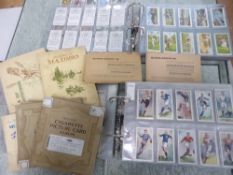 CIGARETTE CARDS; VARIOUS PUBLISHERS CHURCHMANS, WILL's, JOHN PLAYER ETC Two albums and a batch of